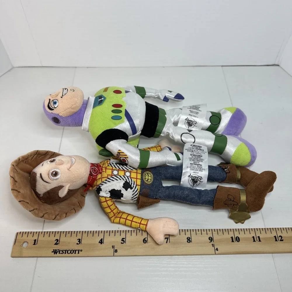 Disney Store Pixar Buzz Lightyear And Woody Plush Doll